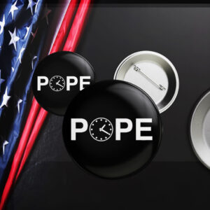 Pope Leo XIV Clock Button