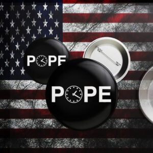 Pope Leo XIV Clock Button