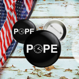 Pope Leo XIV Clock Button