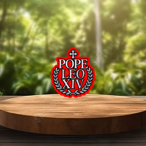 Pope Leo XIV - First American Pope 2025 Sticker, Car Magnet