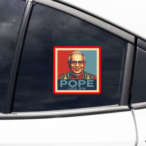 Pope Leo XIV - First American Pope 2025 Sticker, Car Magnet