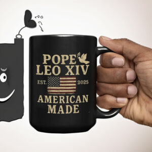 Pope Leo XIV First American Pope EST 2025 Mug