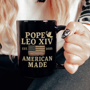 Pope Leo XIV First American Pope EST 2025 Mug
