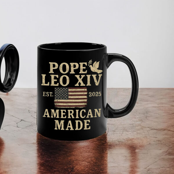 Pope Leo XIV First American Pope EST 2025 Mug