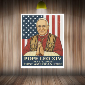 Pope Leo XIV - First American Pope Graphic Poster