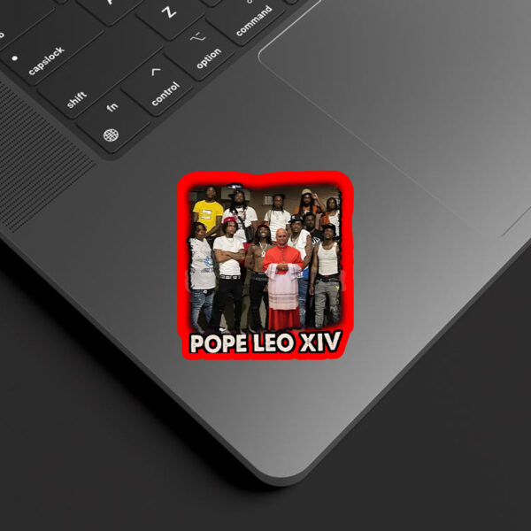 Pope Leo XIV From Oblock Meme - Pope Leo XIV 2025 Sticker, Car Magnet