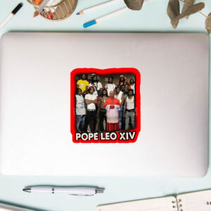 Pope Leo XIV From Oblock Meme - Pope Leo XIV 2025 Sticker, Car Magnet