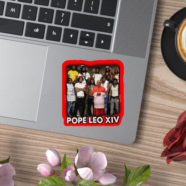 Pope Leo XIV From Oblock Meme - Pope Leo XIV 2025 Sticker, Car Magnet