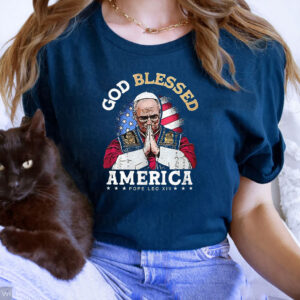 Pope Leo XIV God blessed America T-Shirt