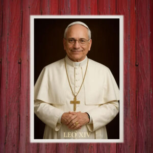 Pope Leo XIV Holy Father Portrait Poster