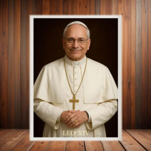 Pope Leo XIV Holy Father Portrait Poster