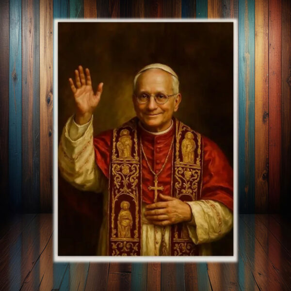 Pope Leo XIV Inspirational 2025 Poster