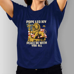 Pope Leo XIV Lion Catholic Vicar of Christ - Pope Leo XIV First American Pope 2025 T-Shirt