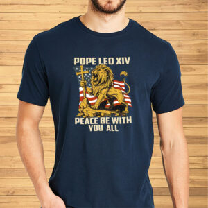 Pope Leo XIV Lion Catholic Vicar of Christ - Pope Leo XIV First American Pope 2025 T-Shirt