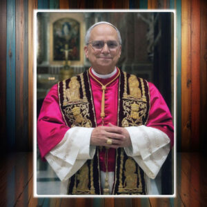 Pope Leo XIV Our Holy Father of the Catholic Church Vicar of Christ Poster