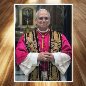 Pope Leo XIV Our Holy Father of the Catholic Church Vicar of Christ Poster