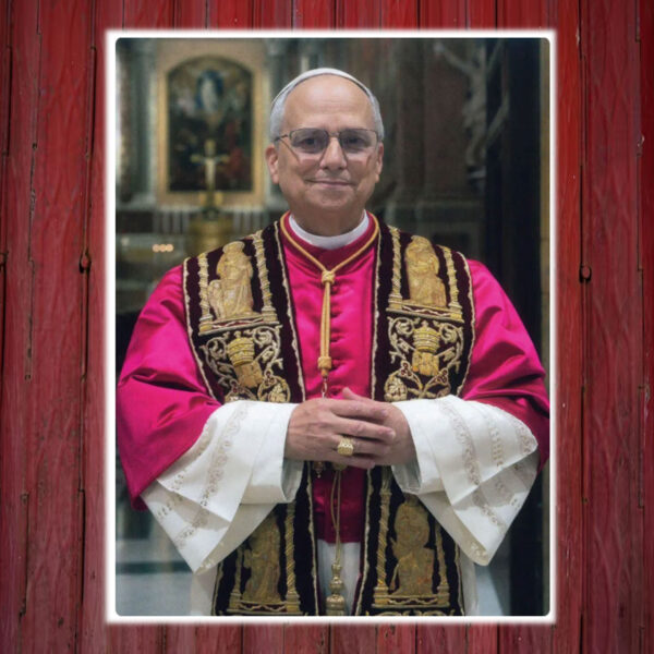 Pope Leo XIV Our Holy Father of the Catholic Church Vicar of Christ Poster