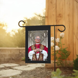 Pope Leo XIV PHOTO Portrait Photo 2025 Flag