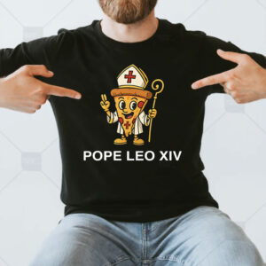 Pope Leo XIV Pizza T-Shirt