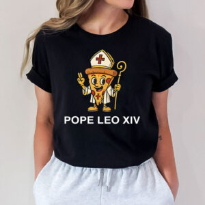 Pope Leo XIV Pizza T-Shirt