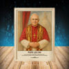 Pope Leo XIV Portrait - Birthday Gifts 2025 Poster