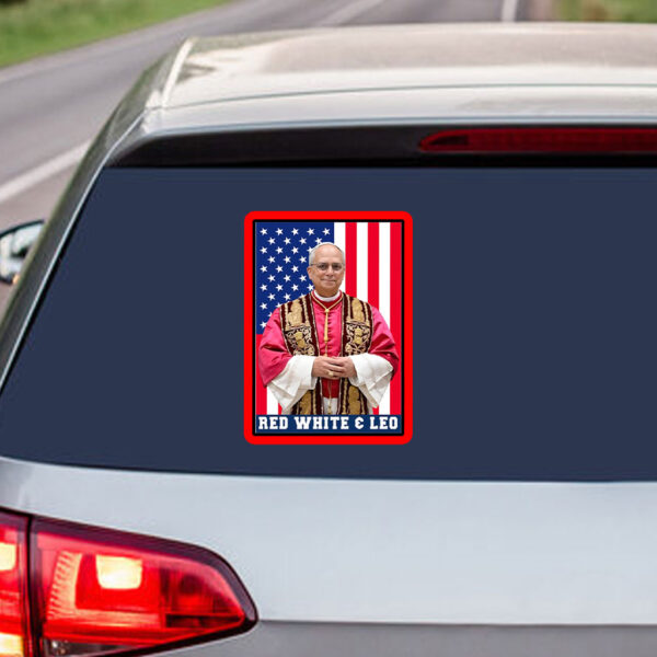 Pope Leo XIV Red White And Leo - First American 2025 Mug