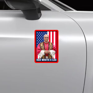 Pope Leo XIV Red White And Leo - First American 2025 Mug