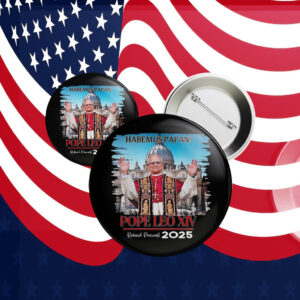 Pope Leo XIV Robert Prevost Habemust Papan Button