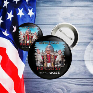 Pope Leo XIV Robert Prevost Habemust Papan Button