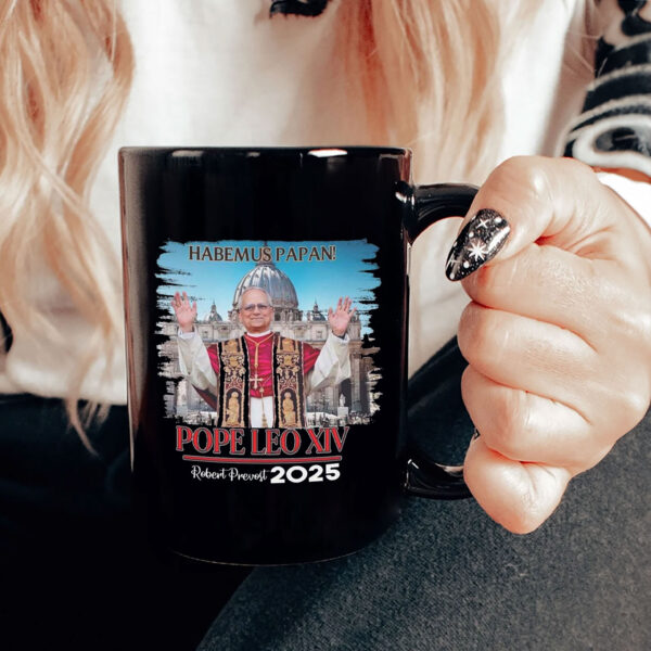 Pope Leo XIV Robert Prevost Habemust Papan Mug