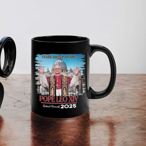 Pope Leo XIV Robert Prevost Habemust Papan Mug