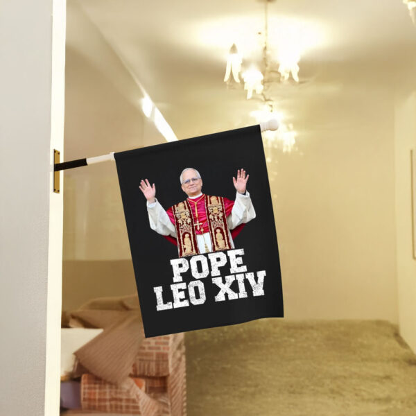 Pope Leo XIV - Robert Prevost Pope Leo XIV Chicago Flag