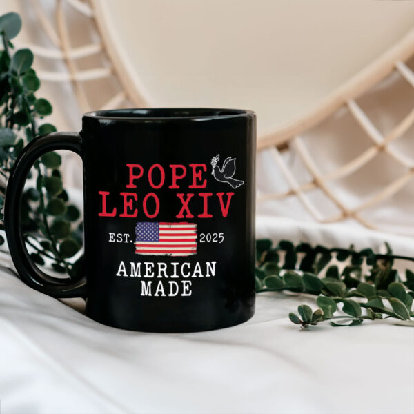 Pope Leo XIV Shirt First American Pope Robert Prevost Catholic Christian Pride Mug