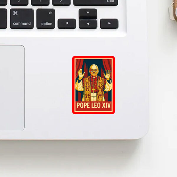 Pope Leo XIV - Vatican Papal 2025 Sticker, Car Magnet