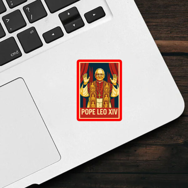 Pope Leo XIV - Vatican Papal 2025 Sticker, Car Magnet