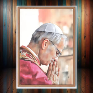 Pope Leo XIV poster wall
