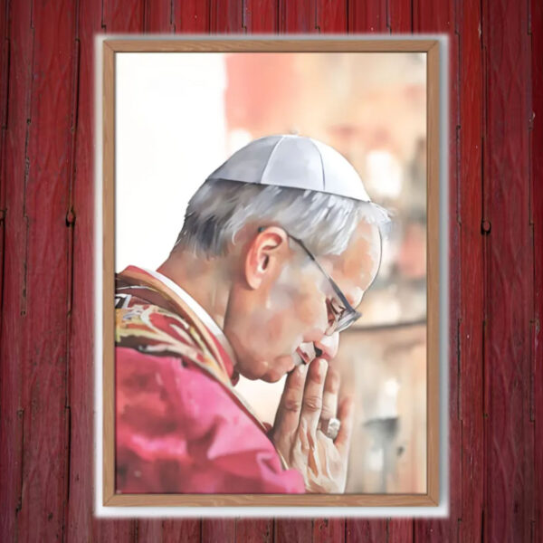 Pope Leo XIV poster wall