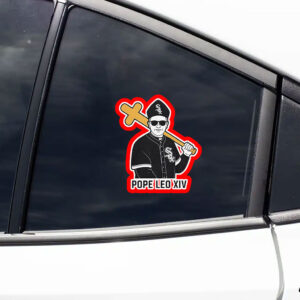 Pope White Sox Pope Leo XIV Sticker, Car Magnet