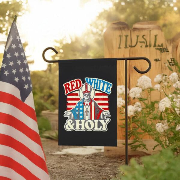 Red White Holly - Pope Leo XIV Flag