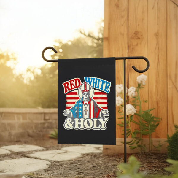Red White Holly - Pope Leo XIV Flag