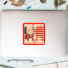 Stars Stripes & Papal Vibes Pope Leo XIV - Pope Leo XIV First American Pope Sticker, Car Magnet